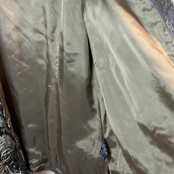 Carmen Marc Valvo Women Formal Top Jacket w gold design - Picture 8 of 15